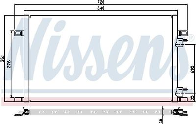 Condensor, airconditioning 94386