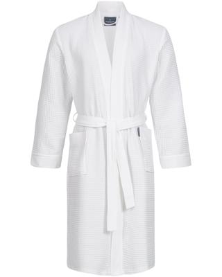 Morgenstern Morgenstern badjas Andrea wafelstof met Capuchon 120cm Wit XL