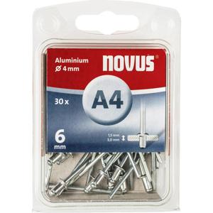 Novus Office 105082106 Popnagel (Ø x l) 4 mm x 6 mm 30 stuk(s)