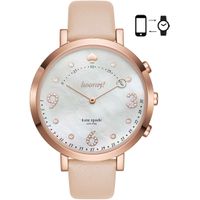 Horlogeband Smartwatch Kate Spade New York KST23211 Leder Bruin 16mm - thumbnail