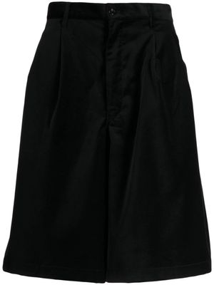 Comme Des Garçons Shirt bermuda à détails plissés - Noir