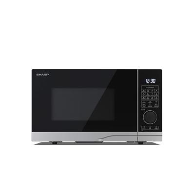 Sharp YC-PC254AE-S Combimagnetron Zwart