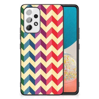 Samsung Galaxy A53 Back Case Zigzag Multi Color