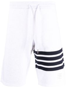 Thom Browne short de sport à 4 bandes signature - Blanc