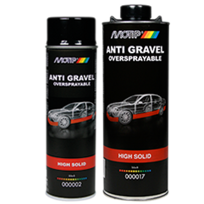 Antisteenslag zwart High solid 1000 ml