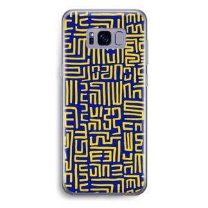 Majorelle Blue Print: Samsung Galaxy S8 Plus Transparant Hoesje