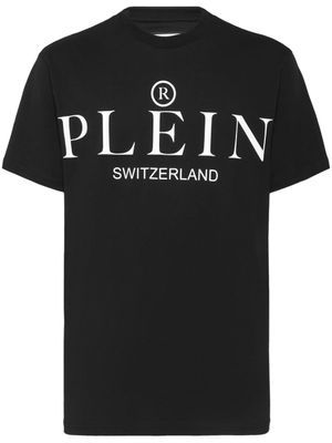 Philipp Plein t-shirt à logo imprimé - Noir