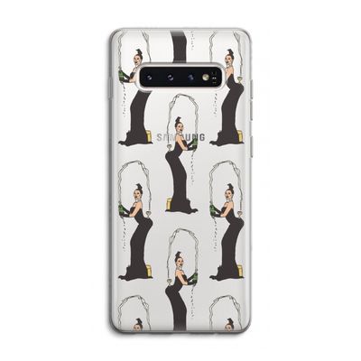 Pop Some Kim: Samsung Galaxy S10 4G Transparant Hoesje