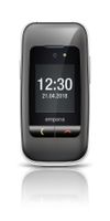 Emporia V200 Senioren clamshell telefoon Met laadstation, SOS-knop Zwart - thumbnail