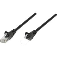 Intellinet 735391 RJ45 Netwerkkabel, patchkabel CAT 6 S/FTP 2.00 m Zwart Vergulde steekcontacten 1 stuk(s)