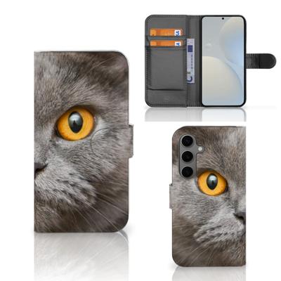 Telefoonhoesje | Met pasjeshouder | Samsung Galaxy S25 Britse Korthaar