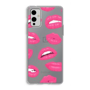 Bite my lip: OnePlus 9 Transparant Hoesje