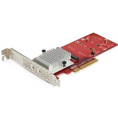 StarTech.com x8 dubbele M.2 PCIe SSD adapter PCIe 3.0