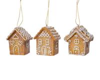 Koekehuis poly l5,5b4h7 cm bruin a3 - Decoris