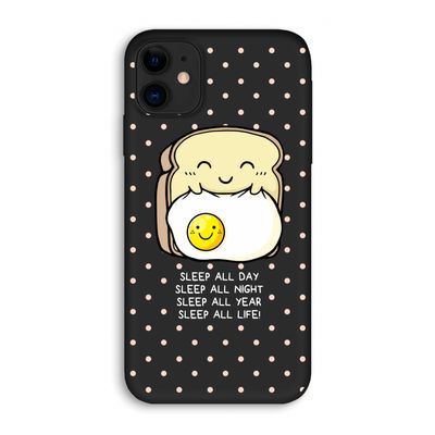 Sleep All Day: iPhone 11 Biologisch afbreekbaar hoesje