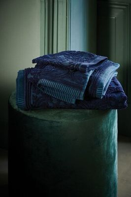 Pip Studio Pip Studio Gastendoekje Tile de Pip Dark Blue 30x50