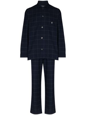 Polo Ralph Lauren pyjama imprimé à manches longues - Bleu