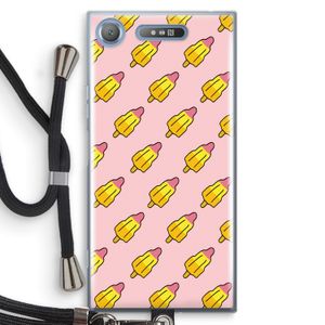 Waterijsjes: Sony Xperia XZ1 Transparant Hoesje met koord
