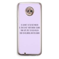 Regenboog: Motorola Moto G6 Transparant Hoesje