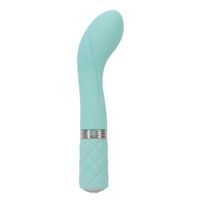 Pillow Talk - Sassy G-Spot Vibrator - Teal - thumbnail