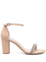 Stuart Weitzman sandales Nudistcurve 80 mm à ornements - Tons neutres - thumbnail