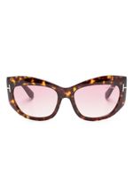 TOM FORD Eyewear lunettes de soleil Brianna FT1065 52T - Marron