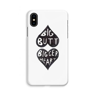 Big butt bigger heart: iPhone X Volledig Geprint Hoesje
