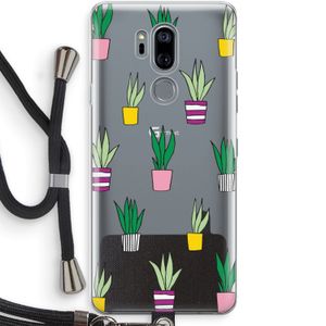 Sanseveria: LG G7 Thinq Transparant Hoesje met koord