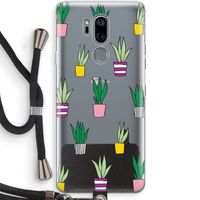 Sanseveria: LG G7 Thinq Transparant Hoesje met koord