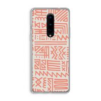Marrakech Pink: OnePlus 8 Transparant Hoesje