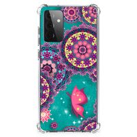 Samsung Galaxy A72 4G/5G Back Cover Cirkels en Vlinders