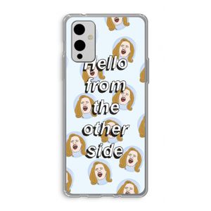 Hello: OnePlus 9 Transparant Hoesje
