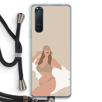 One of a kind: Sony Xperia 5 II Transparant Hoesje met koord