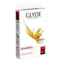 Condooms Glyde Aardbei 18 cm (10 uds)