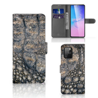 Samsung S10 Lite Telefoonhoesje met Pasjes Krokodillenprint - thumbnail