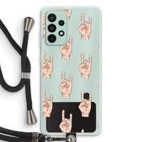 Rock: Samsung Galaxy A52s 5G Transparant Hoesje met koord