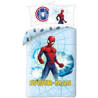 SpiderMan Dekbedovertrek Web - Eenpersoons - 140 x 200 cm - Katoen - thumbnail