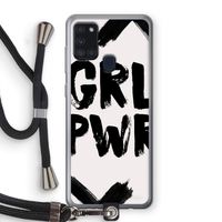 Girl Power #2: Samsung Galaxy A21s Transparant Hoesje met koord