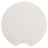 Sealskin mat anti-slip rotondo 55 cm wit - thumbnail