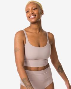 HEMA Niet Voorgevormde Top Zonder Beugel Ultimate Comfort Beige (beige)