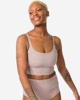 HEMA Niet Voorgevormde Top Zonder Beugel Ultimate Comfort Beige (beige)