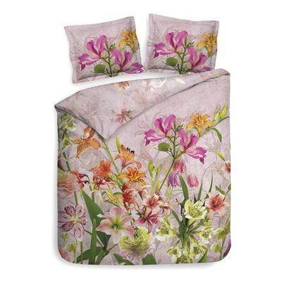 Heckett & Lane Tina Dekbedovertrek - 2-persoons (200x200/220 Cm + 2 Slopen) - Katoen Satijn - Cashmere Pink Heckett & Lane Tina Dekbedovertrek - 2-persoons (200x200/220 Cm + 2 Slopen) - Katoen Satijn - Cashmere Pink
