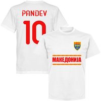 Noord Macedonië Pandev 10 Team T-Shirt