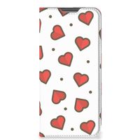 OPPO A96 | A76 Hoesje met Magneet Hearts - thumbnail