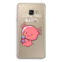 Love You A Lotl: Samsung A3 (2017) Transparant Hoesje