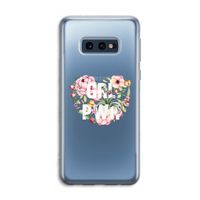 GRL PWR Flower: Samsung Galaxy S10e Transparant Hoesje