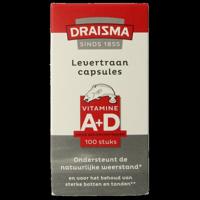 Vitamine A + D levertraan 100 Capsules