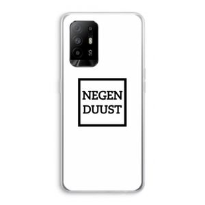 Negenduust vierkant: Oppo A95 5G Transparant Hoesje