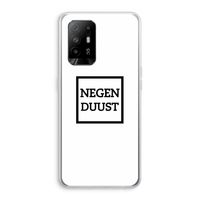 Negenduust vierkant: Oppo A95 5G Transparant Hoesje