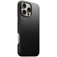 Nomad Traditional Leather Case iPhone 16 Pro Max Zwart